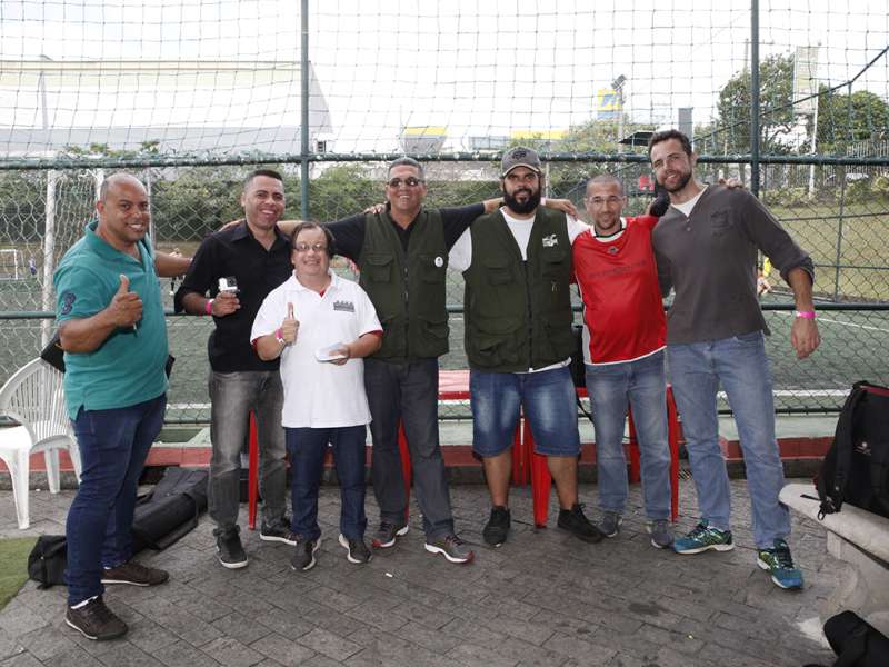 Final do campeonato de Futebol Society dos Bancários do ABC realizado no Top Spin & Big Ball. Avenida  Piraporinha, 414 - Planalto - São Bernardo/SP. Brasi_28_10_2017. Fotos Dino Santos.