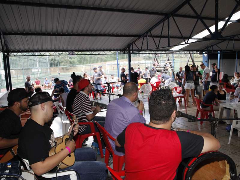 Final do campeonato de Futebol Society dos Bancários do ABC realizado no Top Spin & Big Ball. Avenida  Piraporinha, 414 - Planalto - São Bernardo/SP. Brasi_28_10_2017. Fotos Dino Santos.